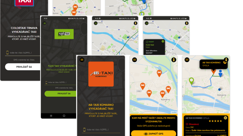 Vlastná aplikácia taxislužby