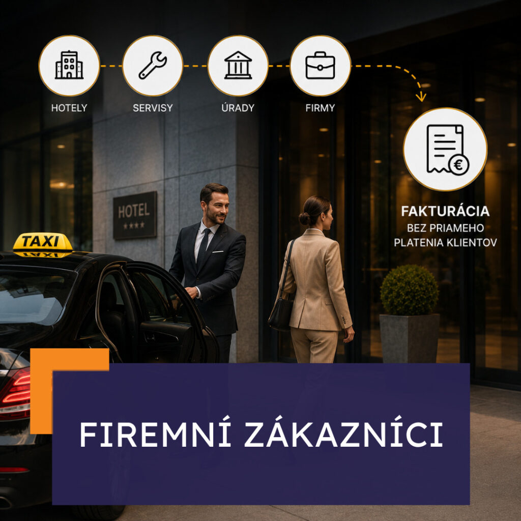 Firemní zákazníci, fakturácia a report jázd