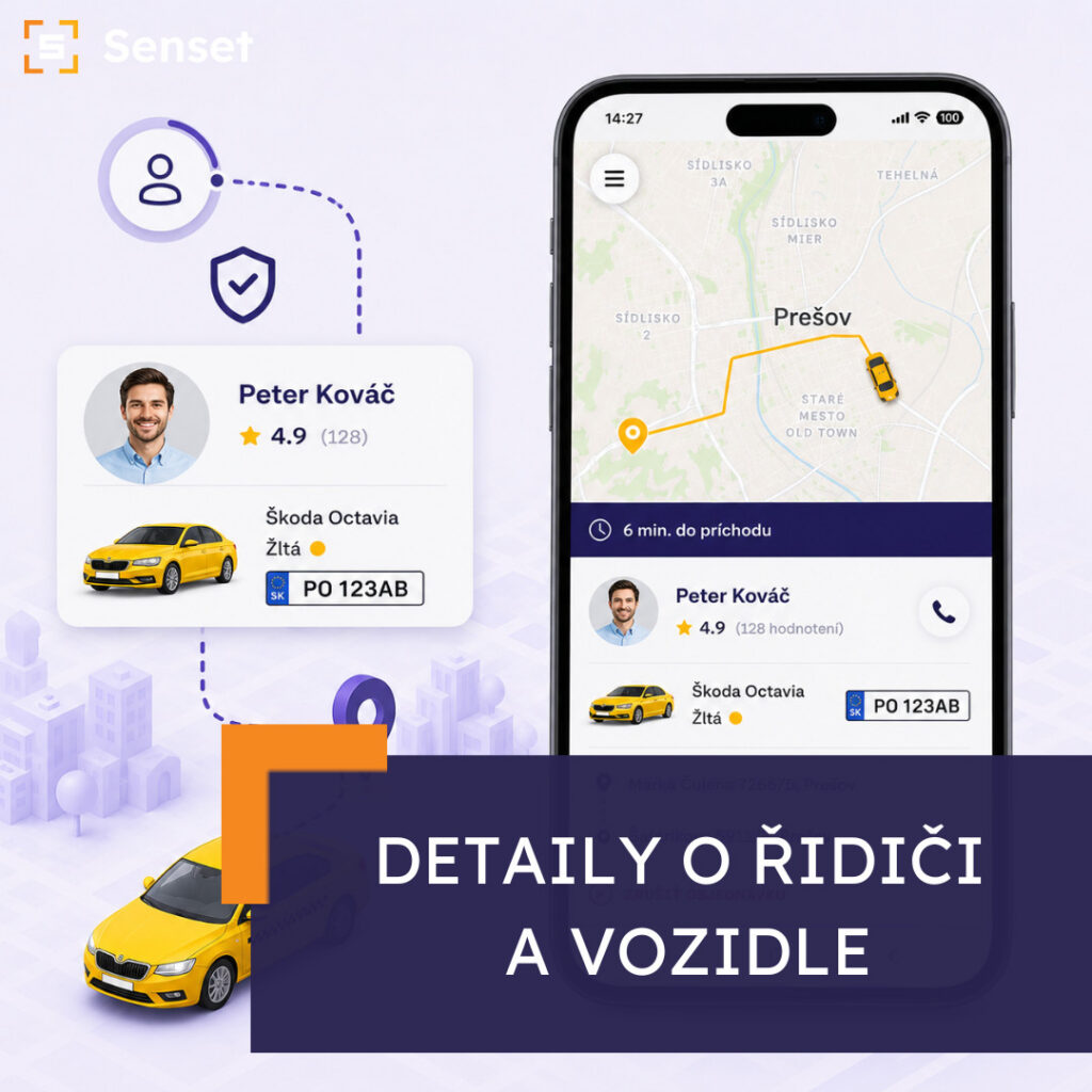 detaily o řidiči a vozidle